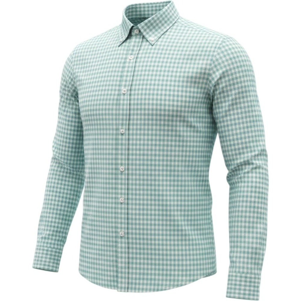 Ralph Lauren Shirt Mens XXL‎ Light Blue Gingham Button-Down Long Sleeve EUC